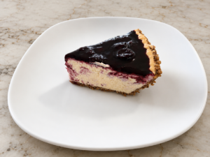 Blueberry Protein Cheesecake — 1 Slice