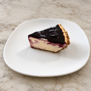 Blueberry Protein Cheesecake — 1 Slice