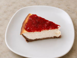Strawberry Protein Cheesecake — 1 Slice