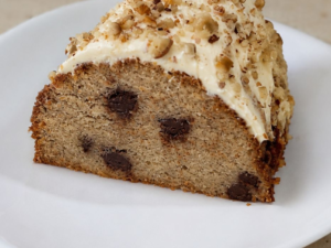 Banana Chocolate Chip Cake - 1 slice