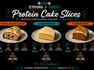 Protein Cake Slices